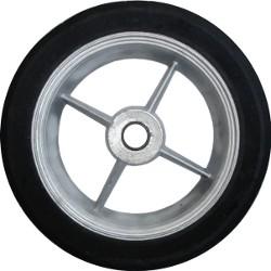 Roda de Aluminio de 8' Montado com Borracha Macica de 12' RL 205