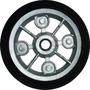 imagem: Roda de Aluminio Duas Partes Montado com Aro de Borracha Macica de 8'x2' RLRE 820-1